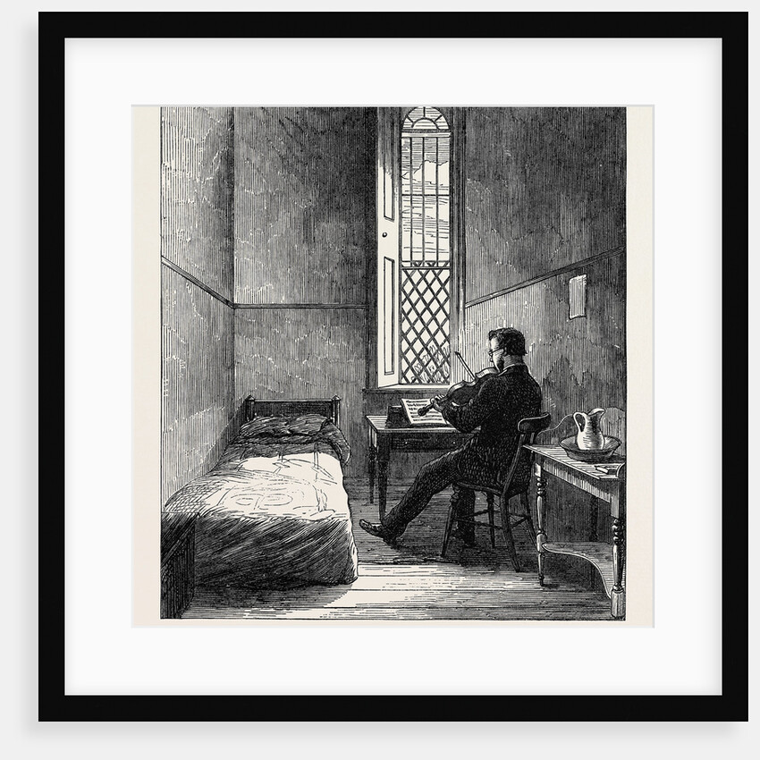 The Broadmoor Criminal Lunatic Asylum: Male Dormitory UK 1867 by Anonymous