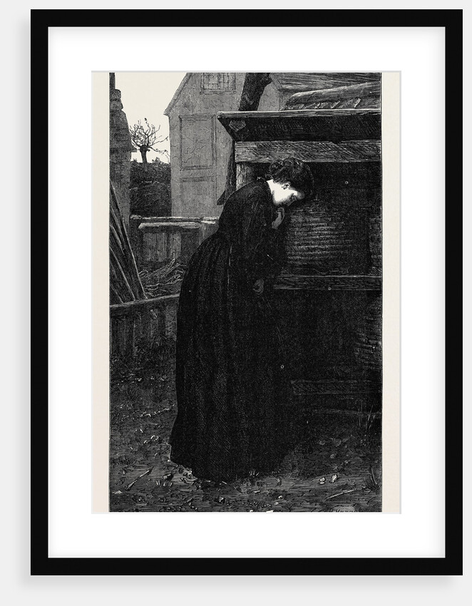 Telling the Bees, from the Exhibition of the Society of Painters in Water Colours 1867 by Anonymous