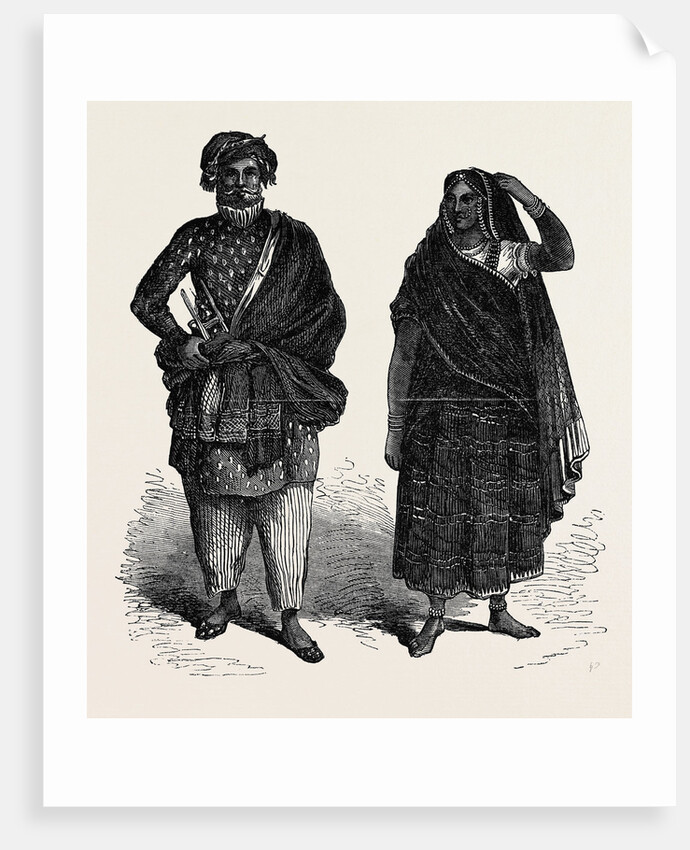 The Paris International Exhibition: Indian Costumes France 1867 by Anonymous