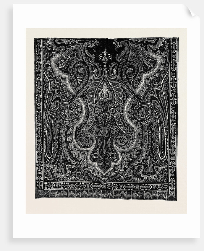 The Paris International Exhibition: French Cashmere a Perfect Imitation of Indian Cashmere France 1867 by Anonymous