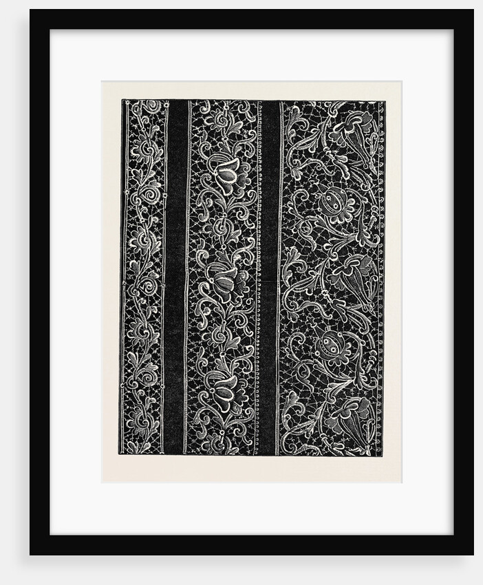 The Paris International Exhibition: Point Colbert a Reproduction of Venice Point Lace France 1867 by Anonymous