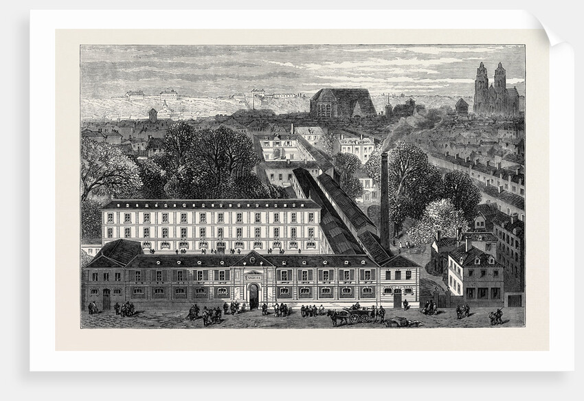 Messrs. Mame's Printing Establishment at Tours France 1867 by Anonymous