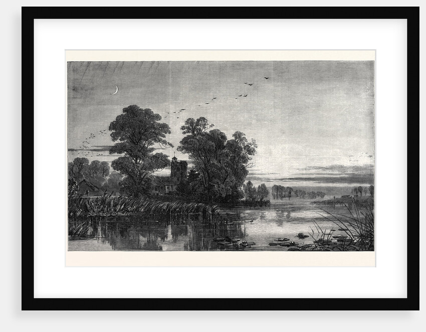 Twilight, from the Exhibition of the Society of Painters in Water-Colours 1867 by Anonymous