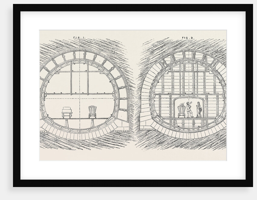 The Paris International Exhibition: System of Tunnelling France 1867 by Anonymous
