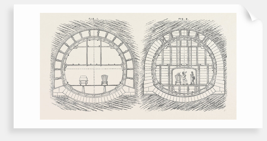 The Paris International Exhibition: System of Tunnelling France 1867 by Anonymous