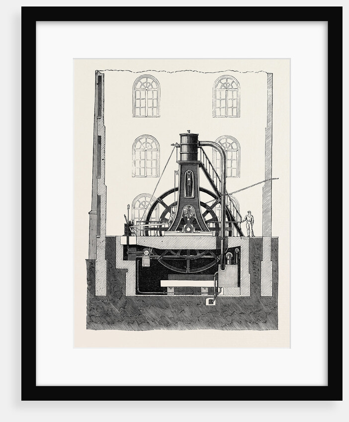 The Paris International Exhibition: Colliery Winding-Engine France 1867 by Anonymous