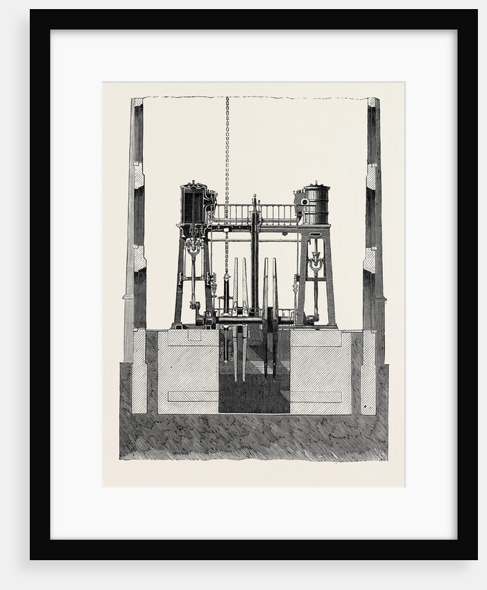 The Paris International Exhibition: Colliery Winding-Engine France 1867 by Anonymous