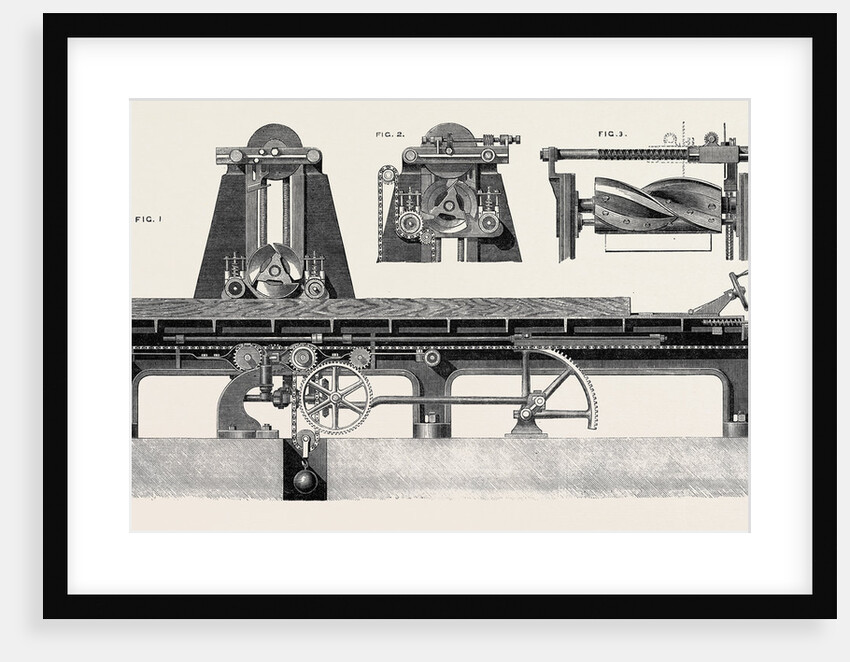 The Paris International Exhibition: Planing Machine France 1867 by Anonymous