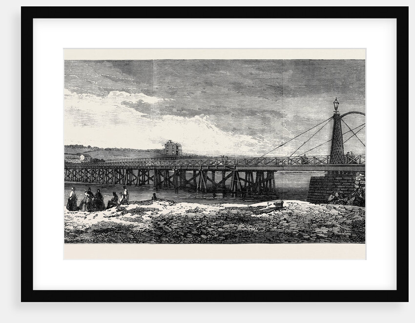 Panmure Bridge Auckland New Zealand 1867 by Anonymous