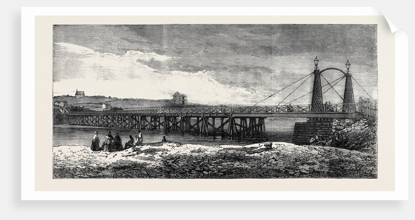Panmure Bridge Auckland New Zealand 1867 by Anonymous