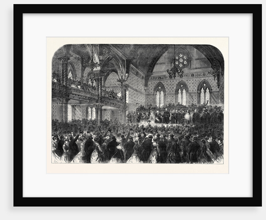 Opening of the New Townhall at Preston by H.R.H. The Duke of Cambridge 1867 by Anonymous