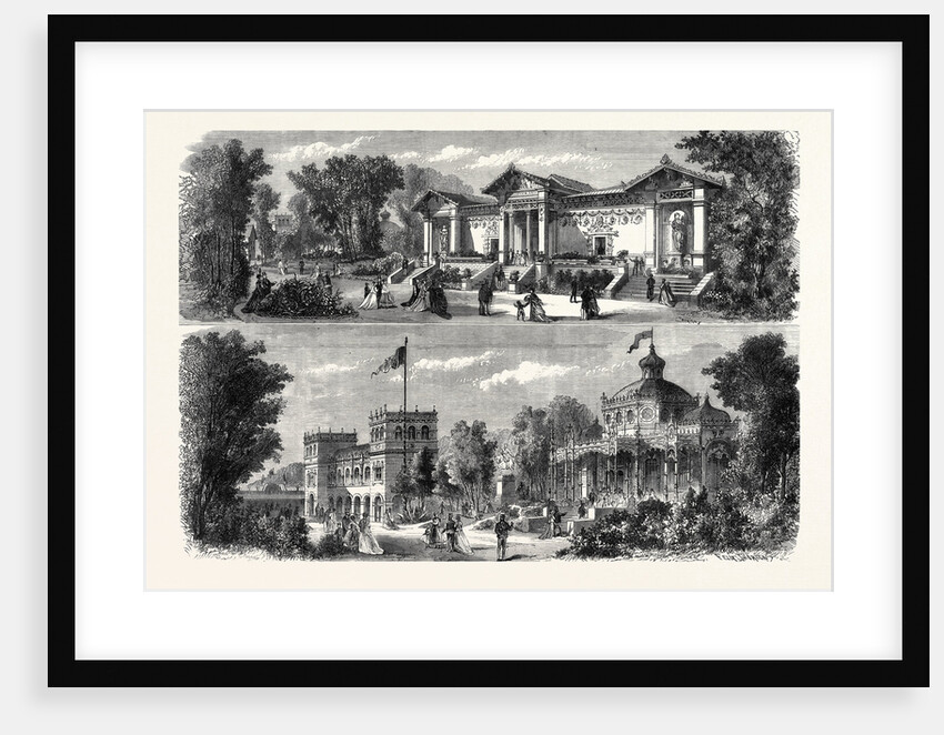 The Swiss Spanish and Portuguese Fine Art Annexes in the Paris International Exhibition France 1867 by Anonymous
