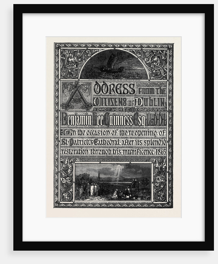 The Paris International Exhibition of 1867: Titlepage of the Illuminated Address to Sir B. Guinness Bart. France by Anonymous