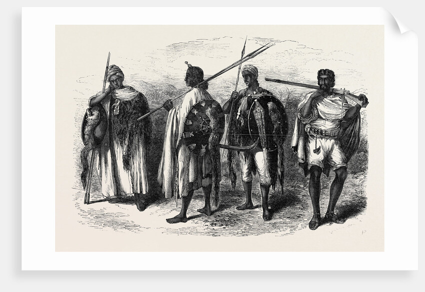 Abyssinian Warriors 1867 by Anonymous