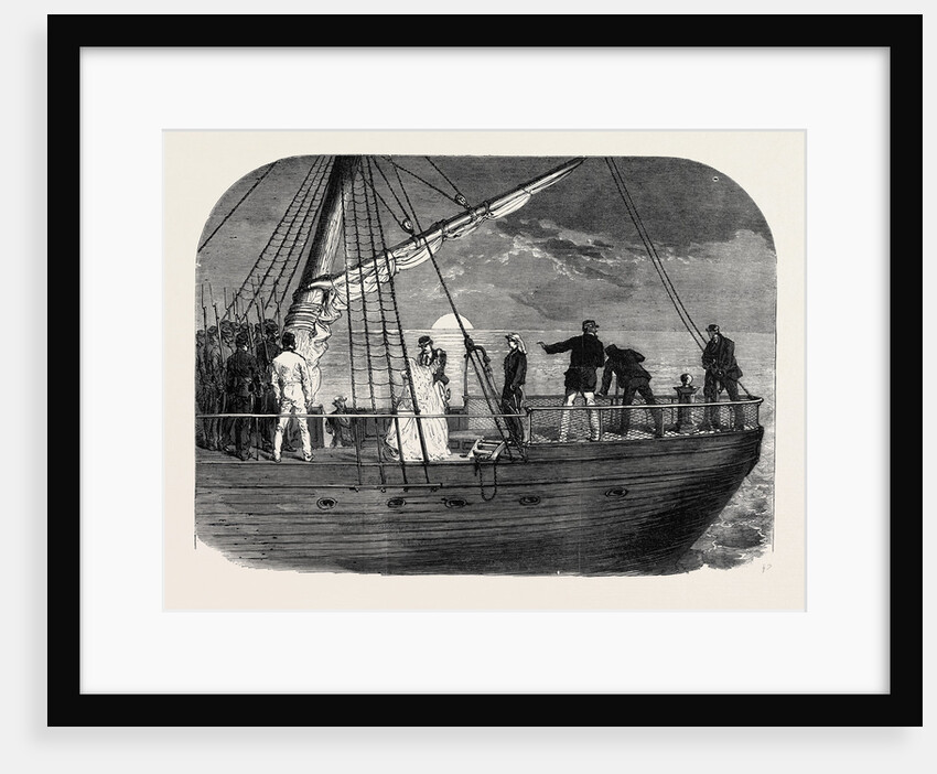 Scene from for Love at the Holborn Theatre London UK 1867 by Anonymous