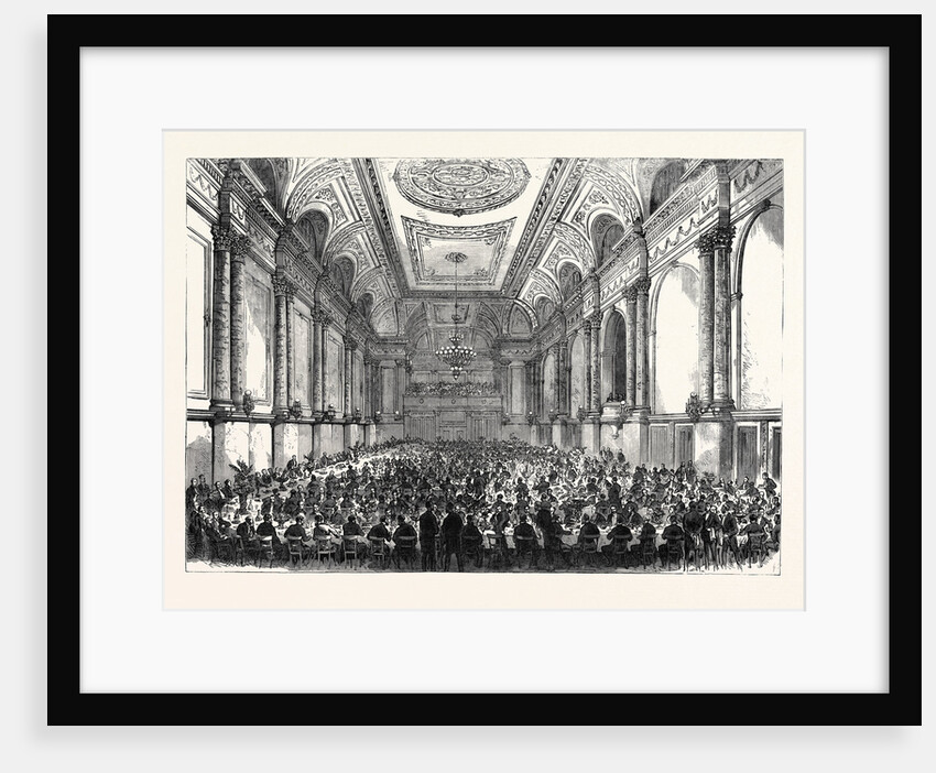 The Cutlers' Feast at Sheffield: Inauguration of the New Hall UK 1867 by Anonymous