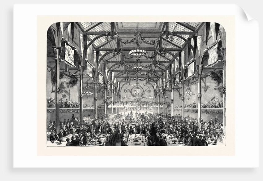 Conservative Banquet Given to Mr. Disraeli in the Corn Exchange Edinburgh UK 1867 by Anonymous