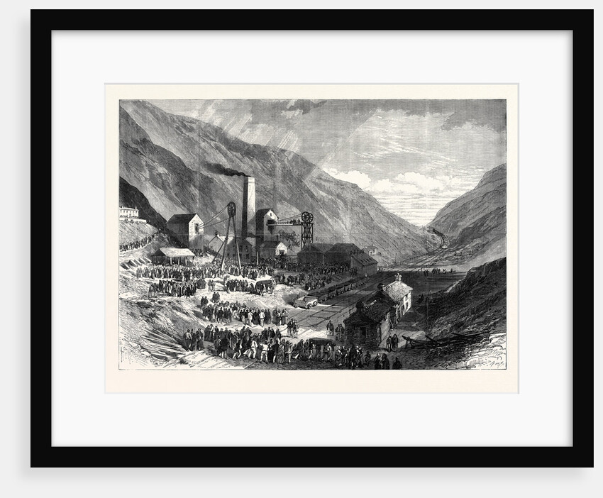 Ferndale Colliery Rhondda Valley South Wales the Scene of the Late Disastrous Explosion UK 1867 by Anonymous
