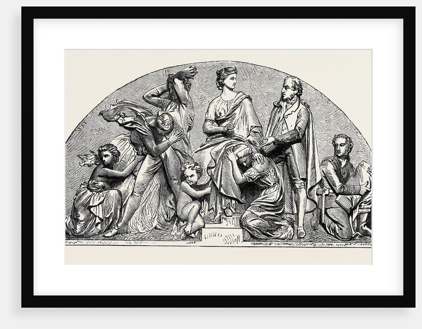 Sculpture for the Offices of the Lancashire Life and Fire Insurance Company at Manchester UK 1867 by Anonymous