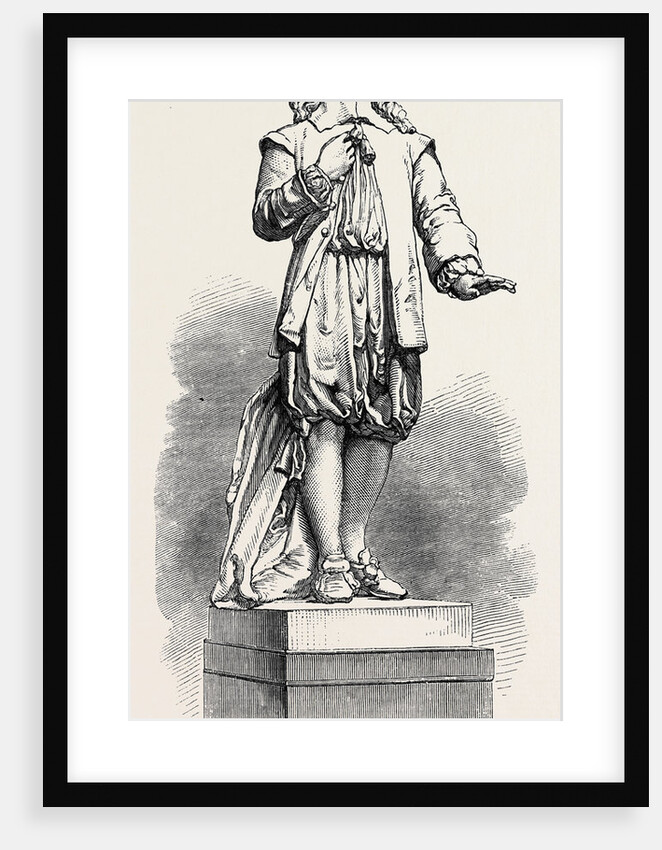 Statue of Andrew Marvell in the New Townhall Kingston-on-Hull UK 1867 by Anonymous
