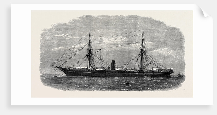 The Rhone One of the Vessels Lost in the Late Hurricane in the West Indies 1867 by Anonymous