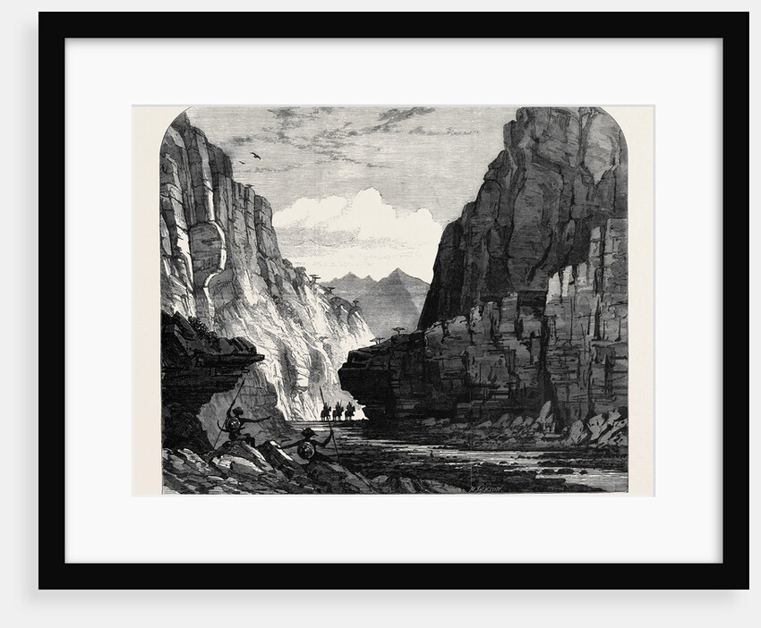 The British Expedition to Abyssinia: Reconnoitring Up the Hadoda Pass 1867 by Anonymous