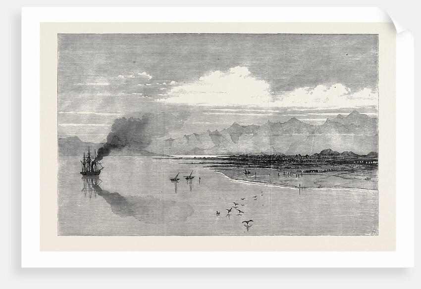 The British Expedition to Abyssinia: Landing-Place of the Reconnoitring Party Near Zoulla Annesley Bay 1867 by Anonymous