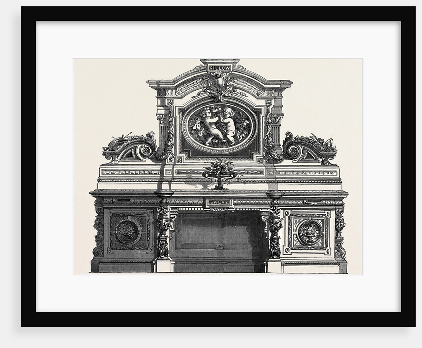 The Paris International Exhibition: Pollard-Oak Sideboard, France 1867 by Anonymous