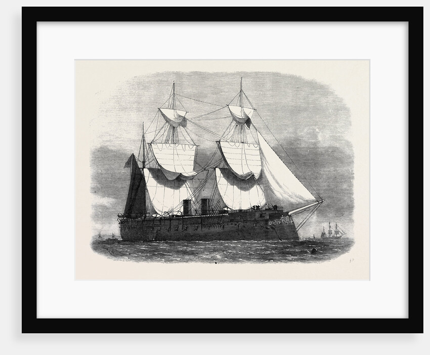 The Prussian Ironclad Frigate Kron Prinz 1867 by Anonymous