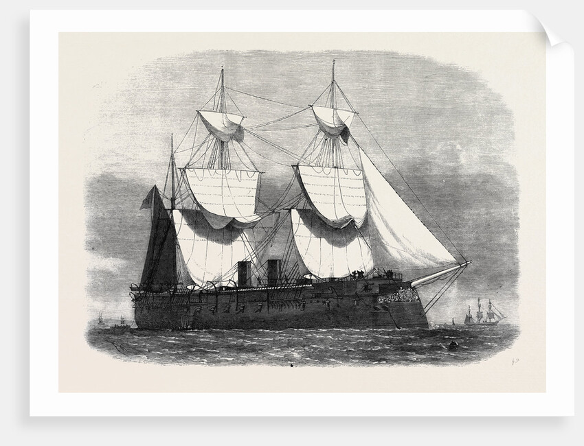 The Prussian Ironclad Frigate Kron Prinz 1867 by Anonymous