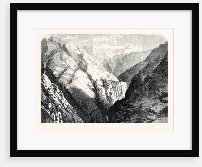 The Abyssinian Expedition: Deema Third Halting Place in the Tekonda Pass 1867 by Anonymous