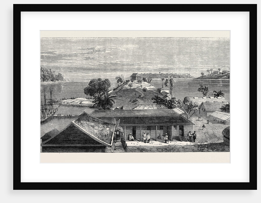 Port Blair South Andaman Island Bay of Bengal 1867 by Anonymous