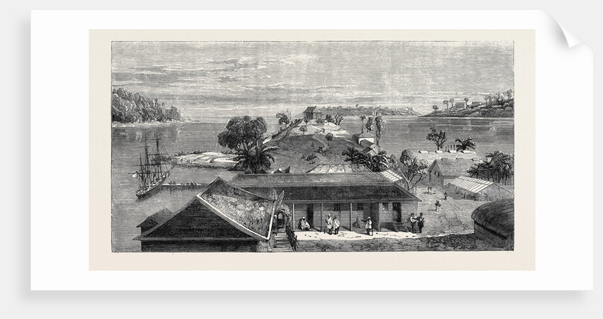 Port Blair South Andaman Island Bay of Bengal 1867 by Anonymous
