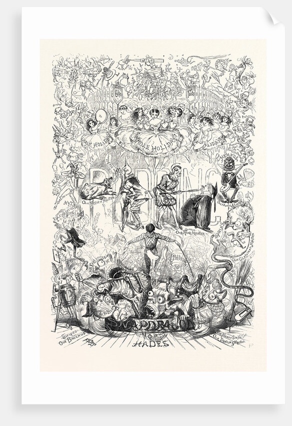 The Schoolboy's Notion of What a Christmas Pantomime Ought to Be 1867 by Anonymous