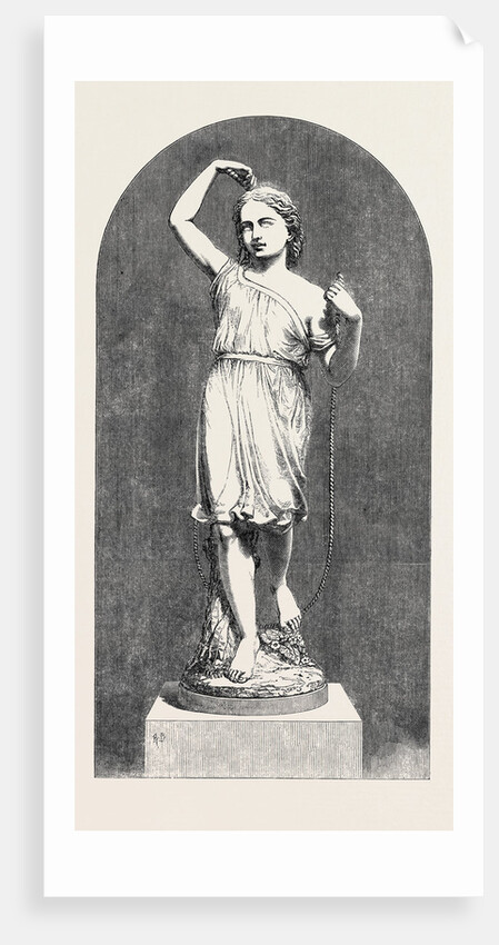 Minton And Co., Thorneycroft's Skipping-Girl Statuette in Parian, the International Exhibition 1862 by Anonymous
