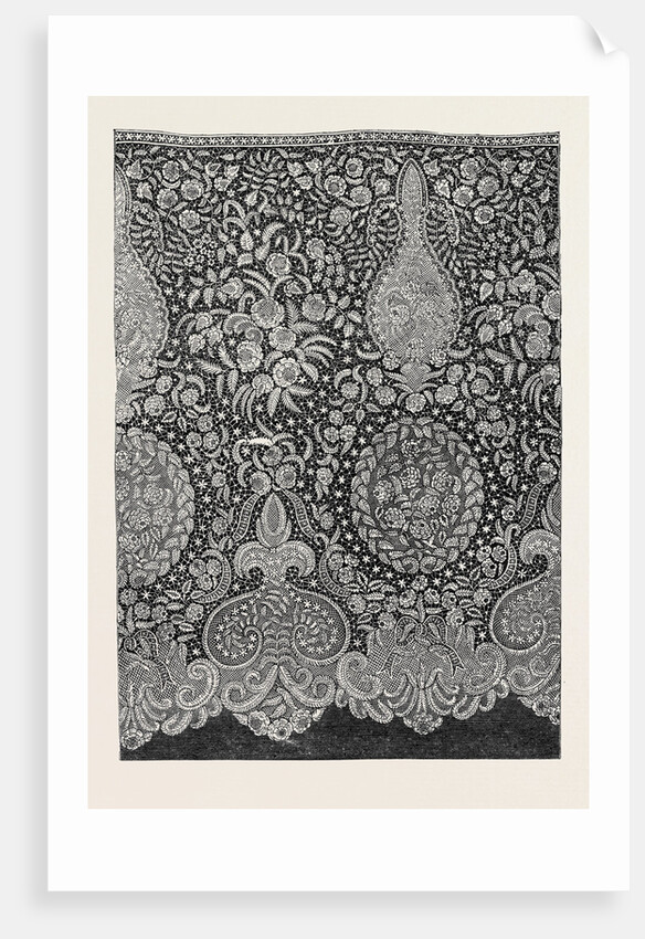 Honiton Lace Flounce, Regent Street London, the International Exhibition 1862, G.F. Urling by Anonymous