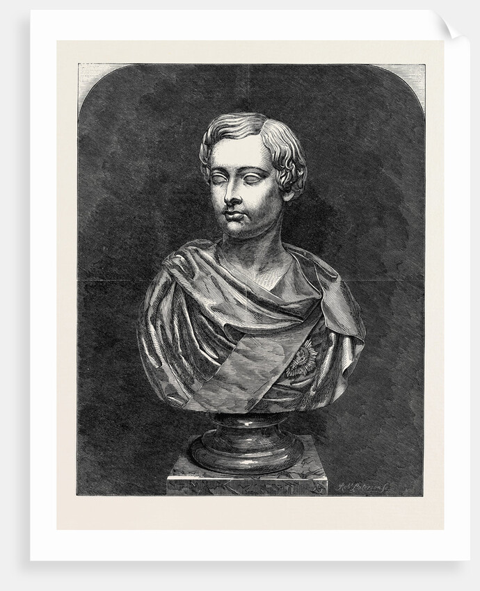 Marble Bust of His Royal Highness the Prince of Wales, the International Exhibition 1862 by Anonymous