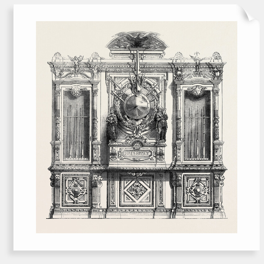 Armoury or Porte-Fusils, in the French Court the International Exhibition 1862 by Anonymous