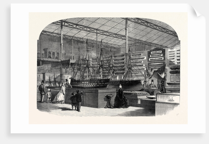 The International Exhibition: The Admiralty Department of the Naval Court 1862 by Anonymous
