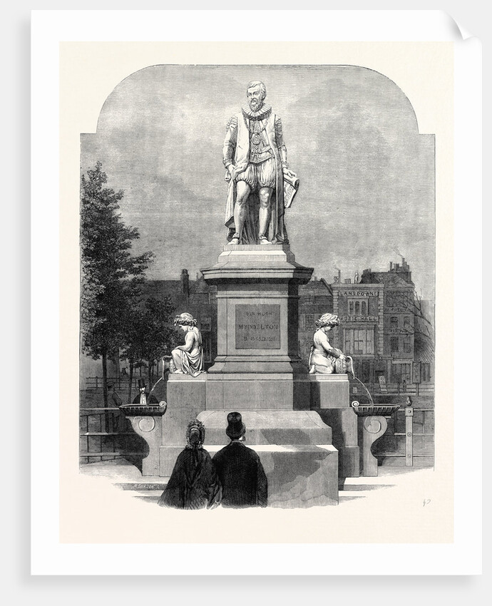 The Statue of Sir Hugh Myddelton at Islington Green by Anonymous