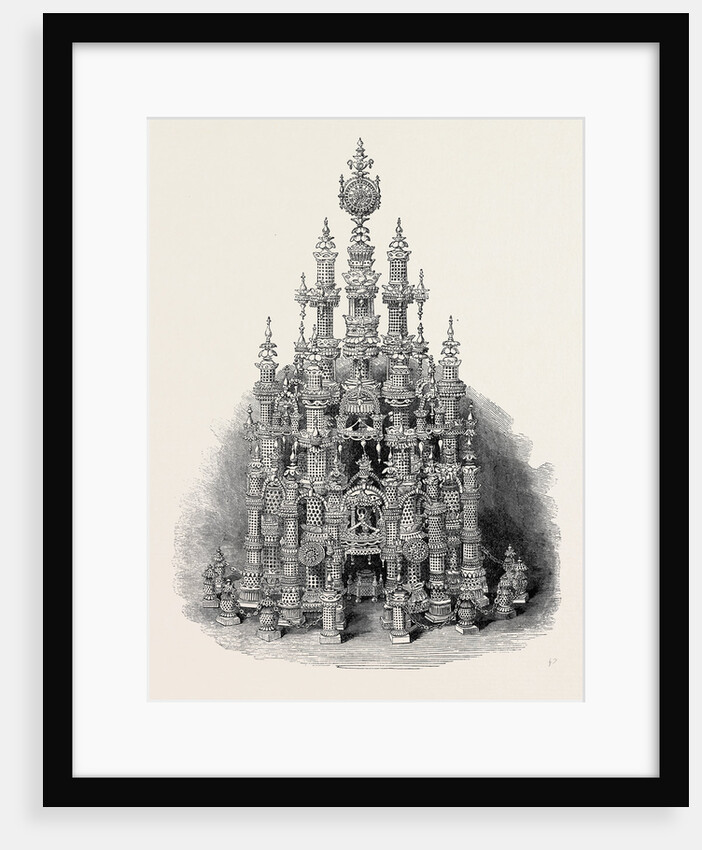 The International Exhibition: Temple of Art in Vegetable Ivory, 1862 by Anonymous