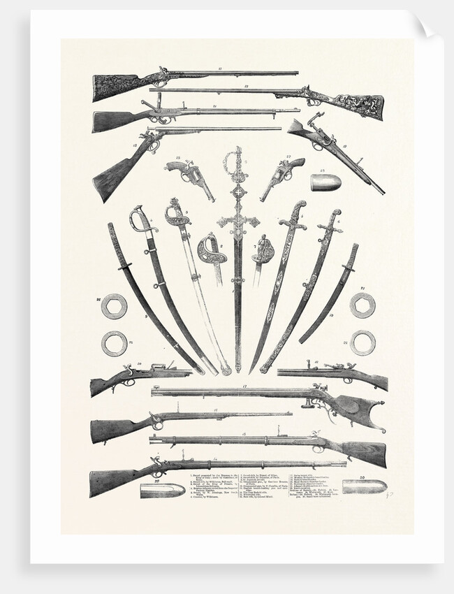 Small Arms in the International Exhibition 1862 by Anonymous