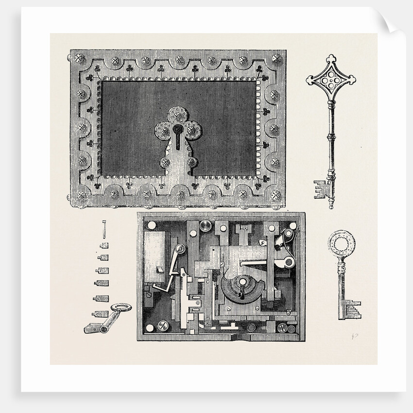 The International Exhibition: Hobbs's Bank Lock and Key 1862 by Anonymous