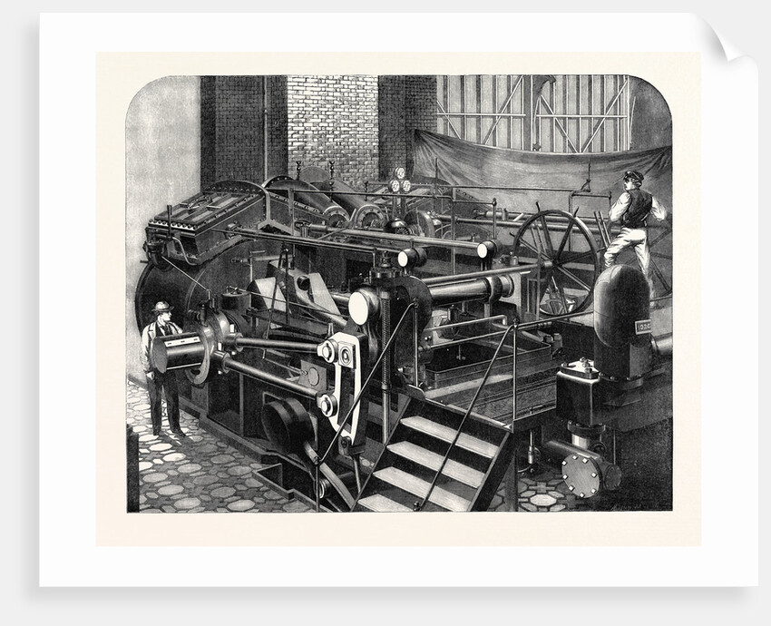 The International Exhibition: Messrs. Maudslay's Engines of 800 Horse Power for the Valiant 1862 by Anonymous