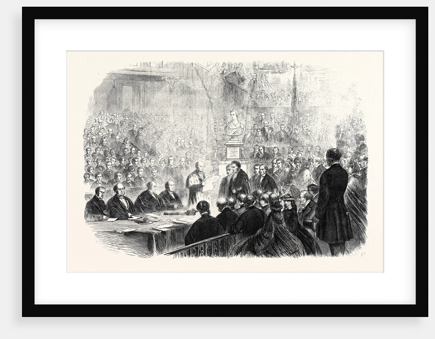 Inauguration of the Bust of His Royal Highness the Prince of Wales at the High School Edinburgh 1862 by Anonymous
