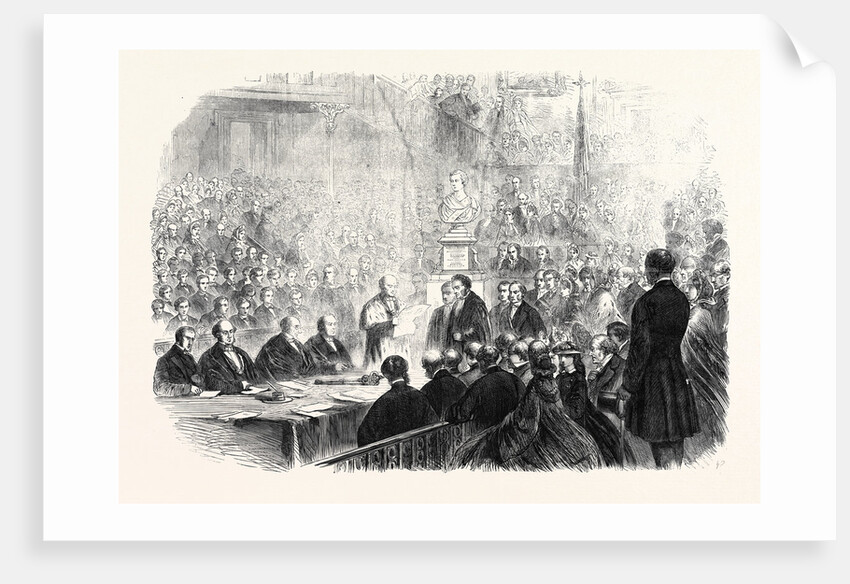 Inauguration of the Bust of His Royal Highness the Prince of Wales at the High School Edinburgh 1862 by Anonymous