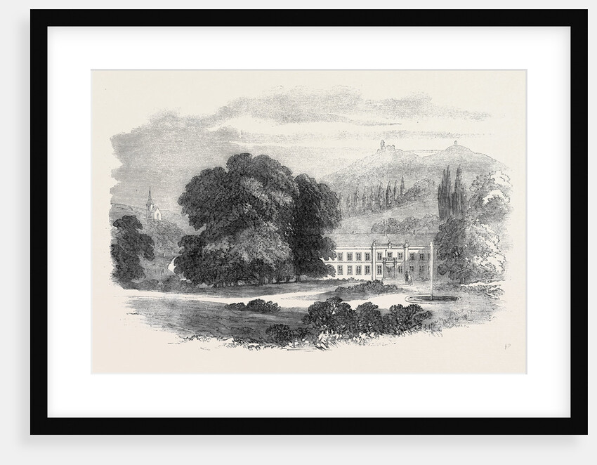 Fürstenlager a Seat of the Duke of Hesse-Darmstadt Near Auerbach 1862 by Anonymous