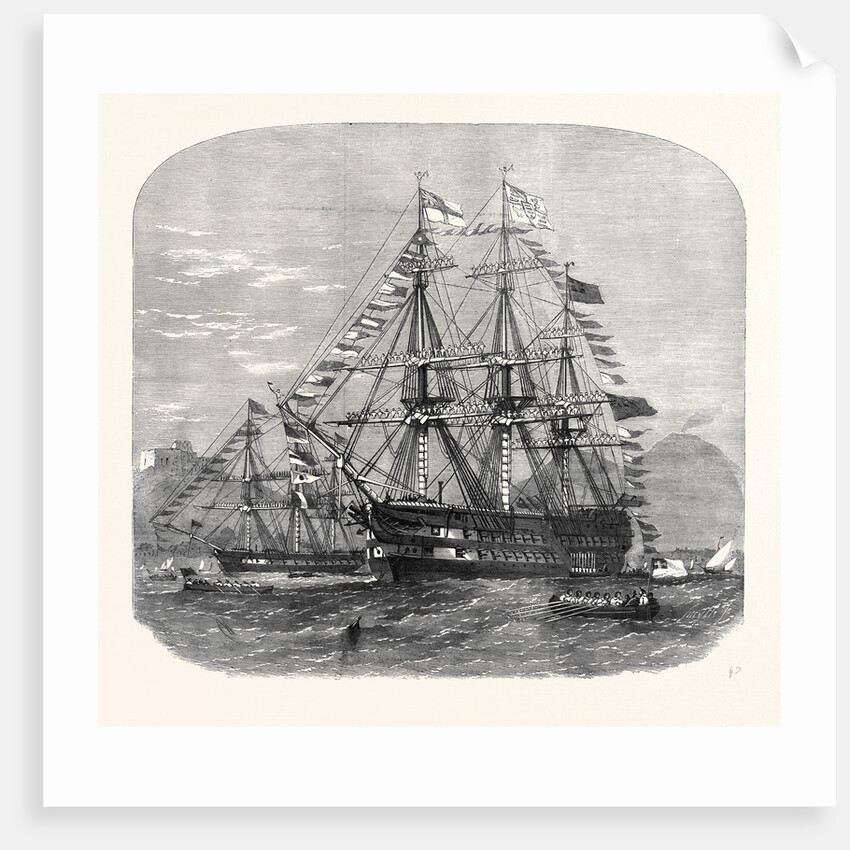 The Coming of Age of the Prince of Wales Celebrated in the Bay of Naples by Anonymous