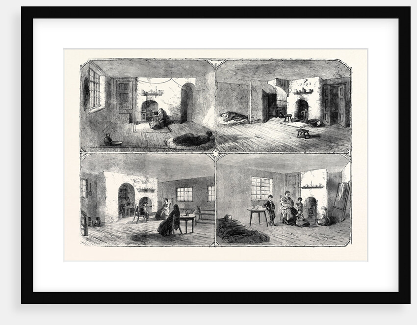 The Cotton Famine: Dwellings of Manchester Operatives 1862 by Anonymous