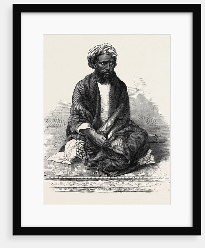 Indian Rebel Zahoor-Ool-Hoosein Recently Captured 1862 by Anonymous